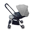 Elphybaby Lightweight Baby Stroller, Reclining Seat, Adjustable Harness, Gray