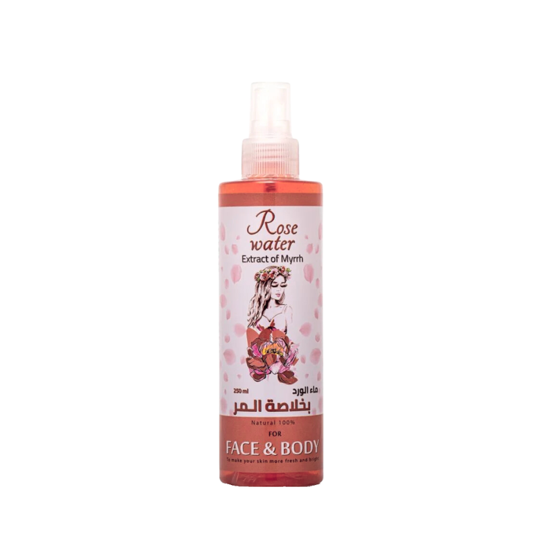 Rose Water Facial Toner with Myrrh Extract, Viola Flower, 250 ml