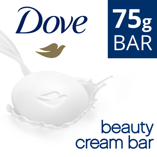 Dove Beauty Cream Soap Bar Original 1/4 Moisturizing Cream 75 g