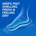 Dr. Scholl's Stay Odor-Free & Dry Comfort Insoles with Odor-X Activated Charcoal and Baking Soda