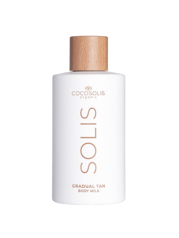 Cocosolis Gradual Tanning Body Milk, Buildable Bronze Tan, Caramel Latte, 200ml
