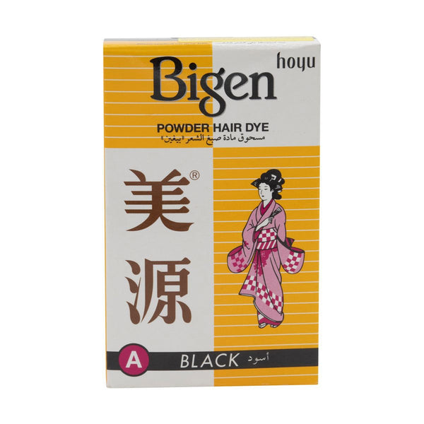Bigen Powder Hair Color Deposit-Only Formula Deep Black