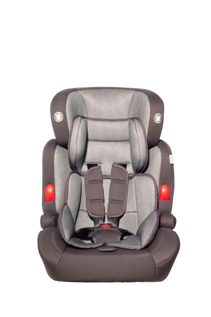 Elphybaby Convertible Car Seat Gray, Adjustable Recline and Harness