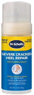 Dr. Scholl's Severe Cracked Heel Restoring Balm, 25% Urea, Shea & Cocoa Butter
