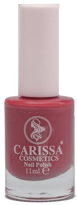 Carissa Nail Polish Rose Smooth Finish Wide Brush 11 ml