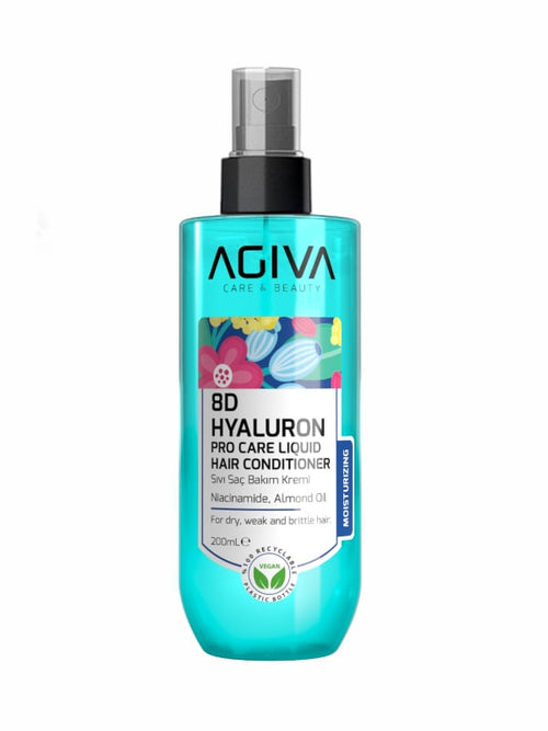 AGIVA 8D Liquid Hair Conditioner Hyaluron Niacinamide Almond Oil 200ml