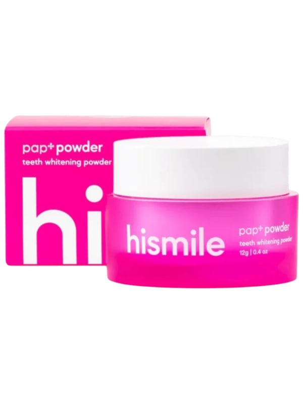 HiSmile PAP+ Teeth Brightening Powder, Peroxide-Free, 12g
