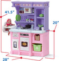 Step2 Little Bakers Kitchen Pretend Play Set with Lights and Sounds, 30-Piece Set