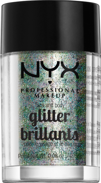 NYX Professional Makeup Face & Body Glitter Crystal Shimmer Powder