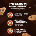 AXE Leather & Cookies Deodorant Body Spray, Zinc Technology, 150ml x 3