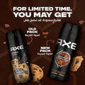AXE Leather & Cookies Deodorant Body Spray, Zinc Technology, 150ml x 3