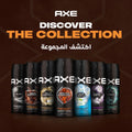 AXE Leather & Cookies Deodorant Body Spray, Zinc Technology, 150ml x 3