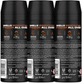 AXE Leather & Cookies Deodorant Body Spray, Zinc Technology, 150ml x 3