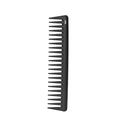 Mila Wide-Tooth Hair Styling Comb, Detangling, Black, 06822
