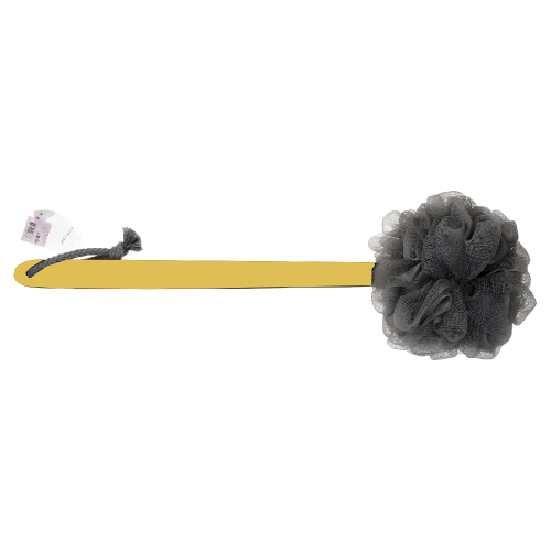 Basic Care Deep Cleansing Exfoliating Body Sponge with Wooden Handle