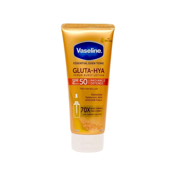 Vaseline Gluta-Hya Radiance Defense Burst Lotion SPF 50 Glutathione 180 ml