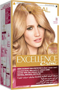 L'Oreal Paris Excellence Hair Color Kit Light Blonde 8 Gray Coverage