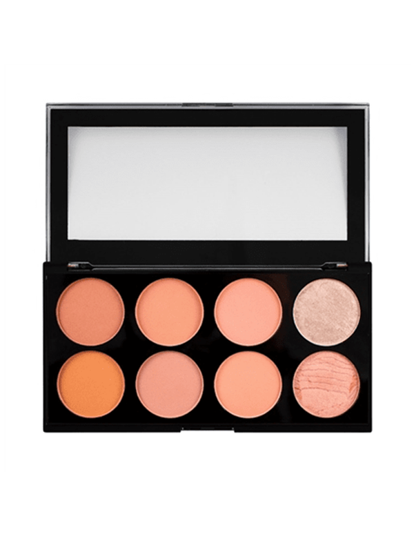 Revolution Blush Palette Hot Spice Powder Blush 8 Warm Shades