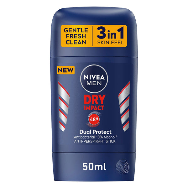 NIVEA Dry Impact Men Deodorant Stick Freshness and Odor Protection