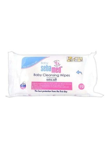Sebamed Baby Cleansing Wipes Extra Soft Chamomile Panthenol 72 Pieces