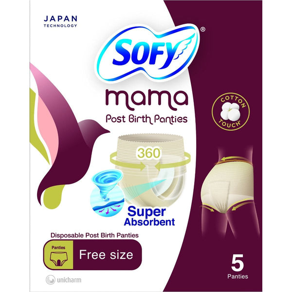 Sofy Mama Post Birth Panties Disposable Absorbent Underwear Free Size (6X5)