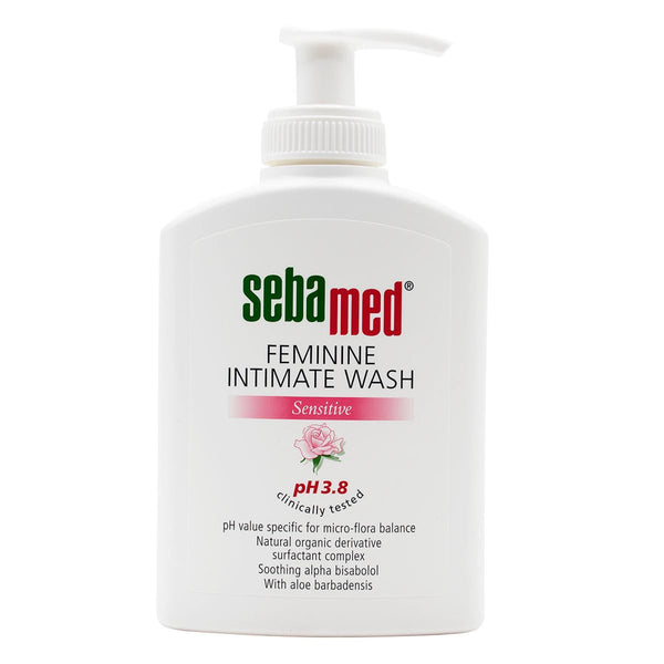 Sebamed Sensitive Intimate Wash pH 3.8 Lactic Acid Aloe Vera 200 ml