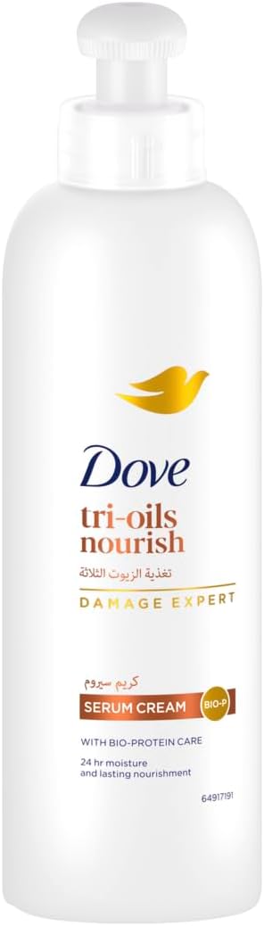 Dove Serum Cream Tri-Oils Nourish Hair Cream Bio Protein Care 200 ml