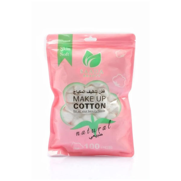 Cotton Pads Makeup Remover, Soft Round 100% Cotton, 100 Pieces