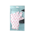 Besicaire Exfoliating Body Gloves White with Pink Dots