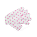 Besicaire Exfoliating Body Gloves White with Pink Dots