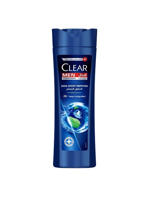 Clear Men Anti-Dandruff Shampoo Liquid Gel with Menthol and Mint 350ml