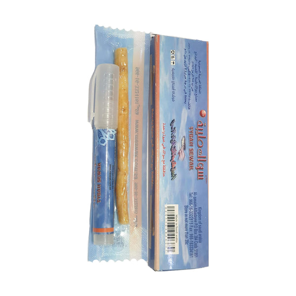 Sewak Miswak Tiba Natural Toothbrush With Portable Holder, 1 Piece