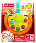 Winfun Fun Driver Junior Toy Steering Wheel with Gearshift, Lights, Sounds and Melodies
