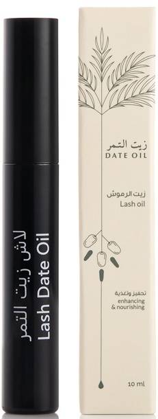 Date Oil Eyelash and Eyebrow Serum with Date Seed and Castor Oils, 10 ml