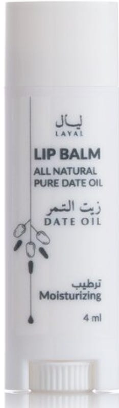 Date Oil Lip Balm Moisturizing Beeswax Formula with Date Seed Oil 4 ml