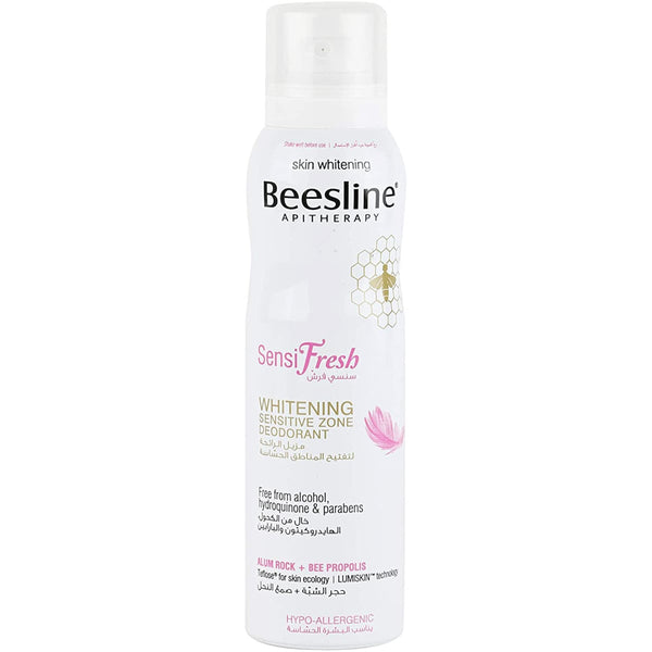 Beesline Sensifresh Intimate Deodorant Spray, Moisture-Absorbing Freshness, 150 ml
