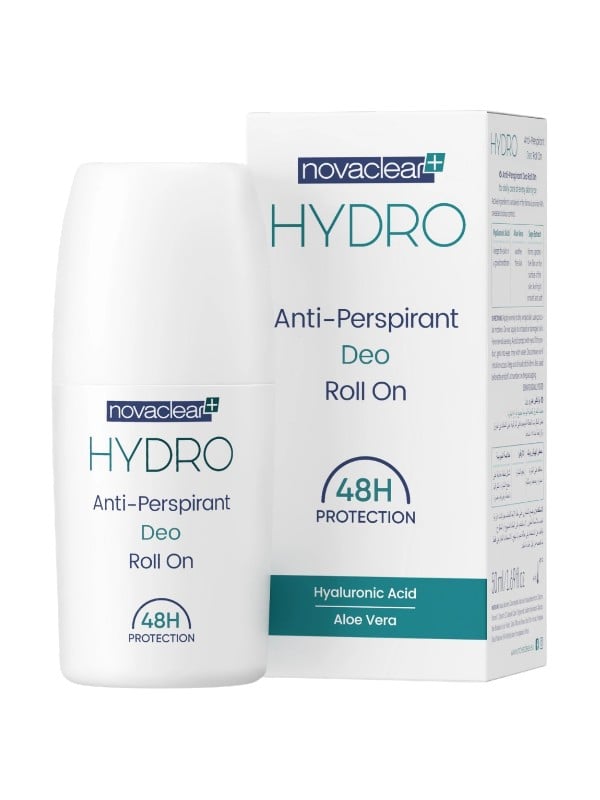 Novaclear Hydro Roll-On Deodorant Aloe Vera Hyaluronic Acid 50ml