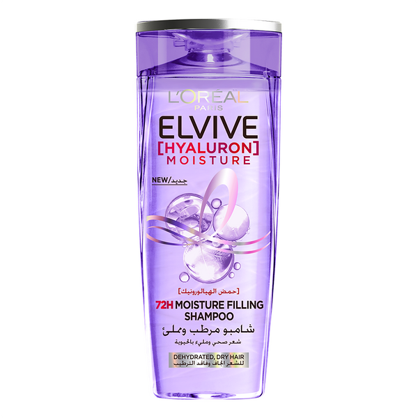 L'Oreal Paris Elvive Hyaluron Moisture Shampoo Liquid Deep Moisturizing Dry Hair 400 ml