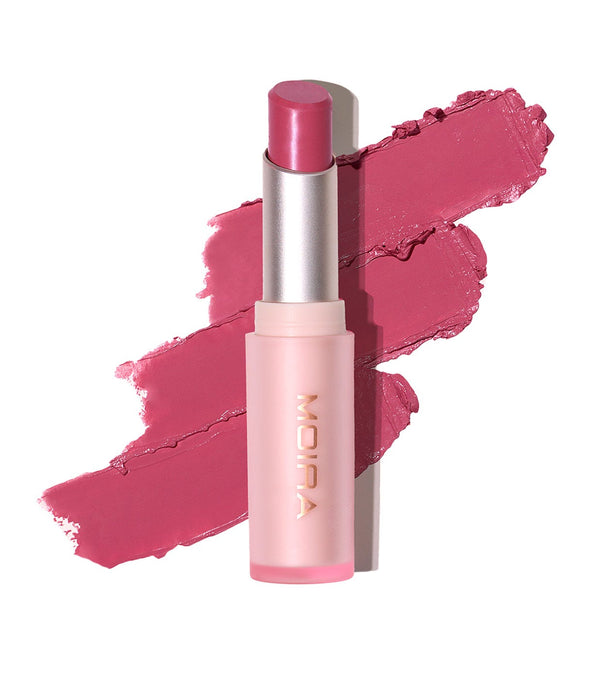 Moira Signature Lipstick Creamy Velvety Finish Full-Coverage Cheery Pink 1 Pc