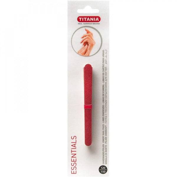 Titania Emery Nail File Dual-Sided 120/150 Grit