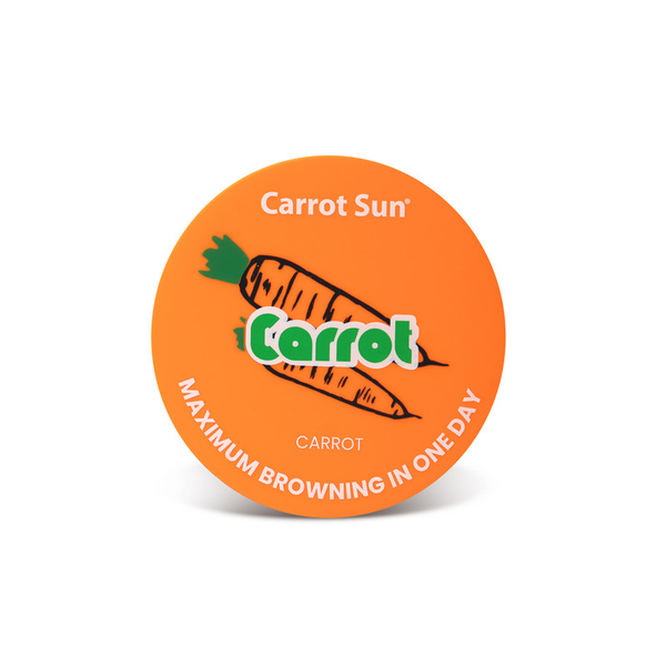 Carrot Sun Tanning Cream with Carrot Oil, Lightweight Moisturizing Formula