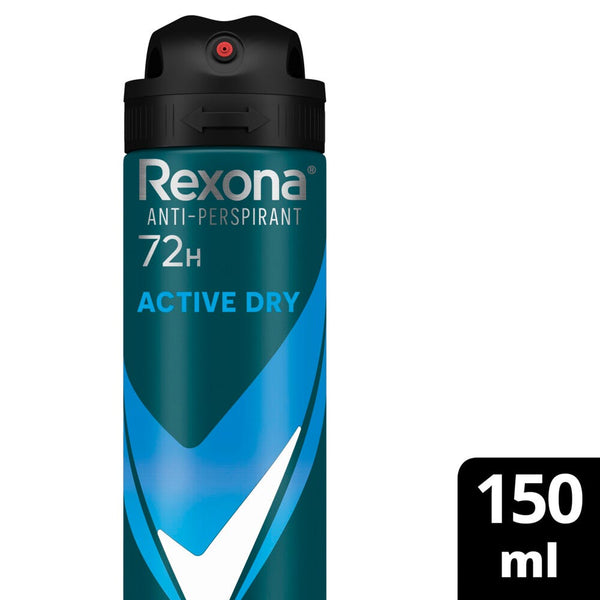 Rexona Men Active Dry Antiperspirant Deodorant Spray MotionSense Fresh Fragrance 150 ml