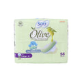 Sofy Thick Sanitary Pads Olive Oil Extract Large Size 56 Pads