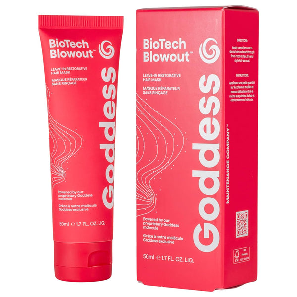 Goddess Biotech Blowout Leave-In Restorative Hair Mask Cream Peptide Formula 50 ml