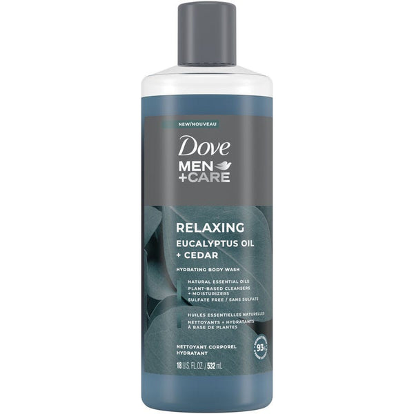Dove Men+Care Natural Shower Gel Eucalyptus Cedar Micromoisture 532 ml