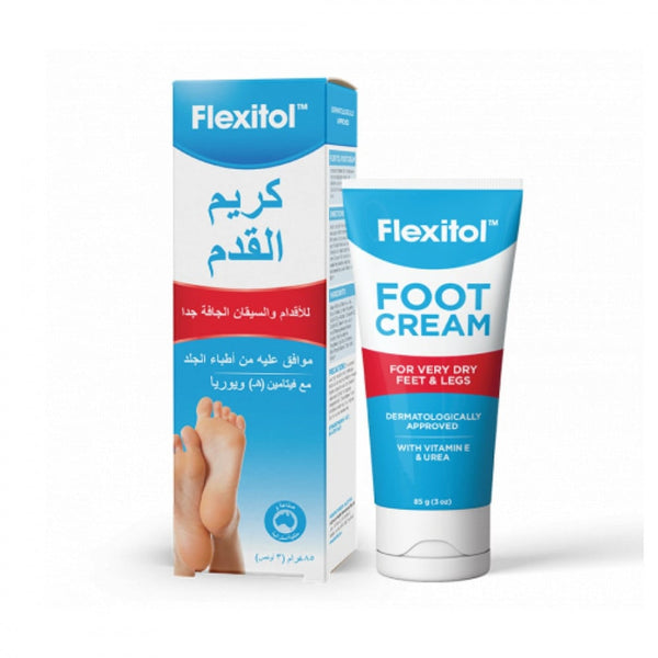 Flexitol Vitamin E + Urea Foot and Dry Leg Cream Moisturizing Formula 85g