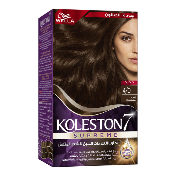 Koleston Hair Color Intense Cream Kit Medium Brown 4/0