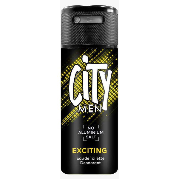 City Men Deo Spray Fresh Fragrance Aluminum Chlorohydrate 150 ml