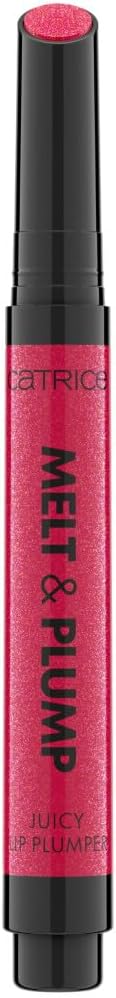 Catrice Melt & Plump Juicy Lip Plumper Gloss Menthol Cooling Red Glitter 050 Tropic Like It's Hot