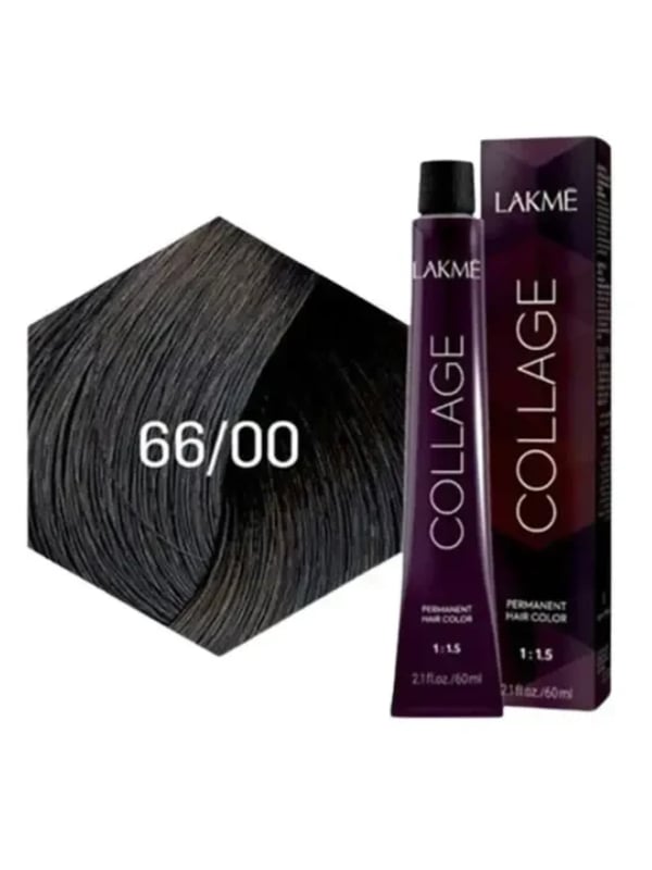 Lakme Collage Hair Color Low-Ammonia Soy Protein 66/00 Intense Dark Blonde